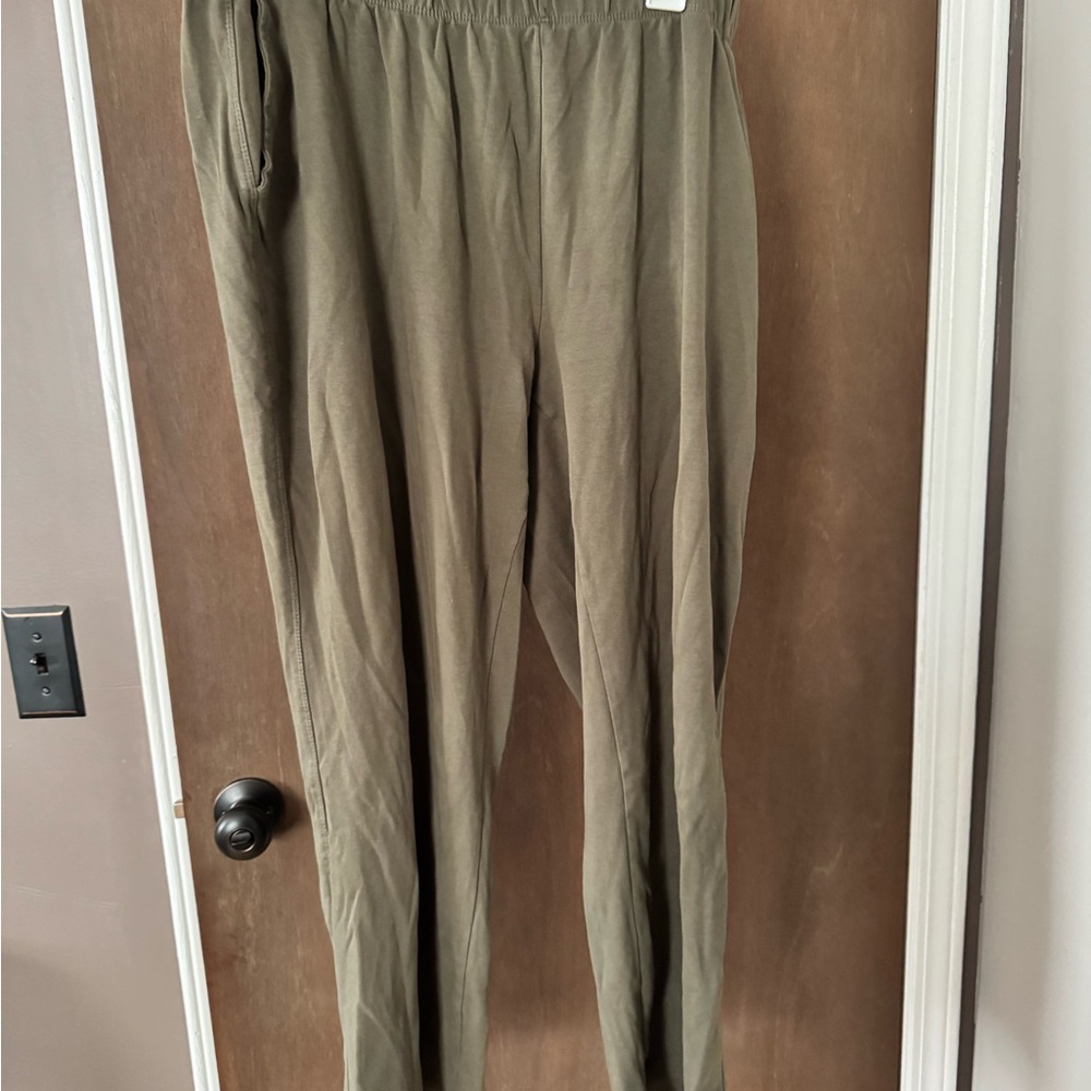 Lands' End Women's Olive Green Track Joggers